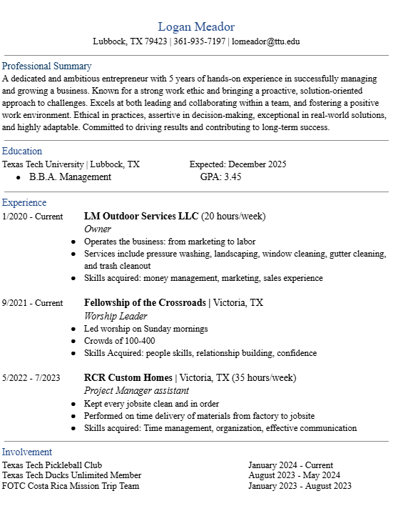 Resume